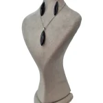 نیم ست زنانه اونیکس سیاه استیل مدل اَسود 1083